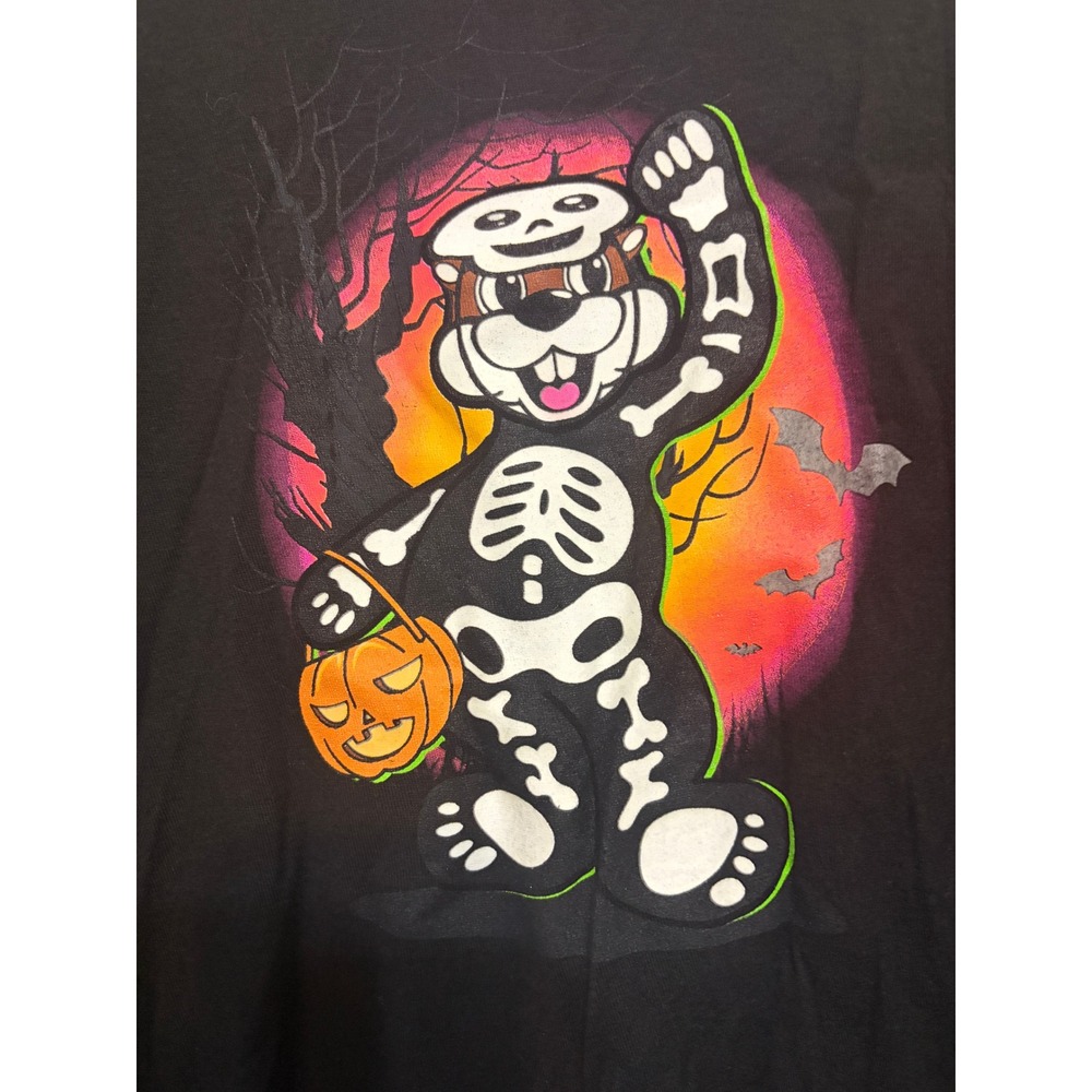 Buc-ee's Spooky Stuff Halloween Shirt GLOW IN DARK Double Sided T-Shirt 3XL